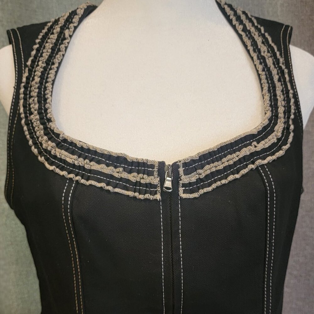Denim Vest - Anne Fontaine - Picture 2 of 12